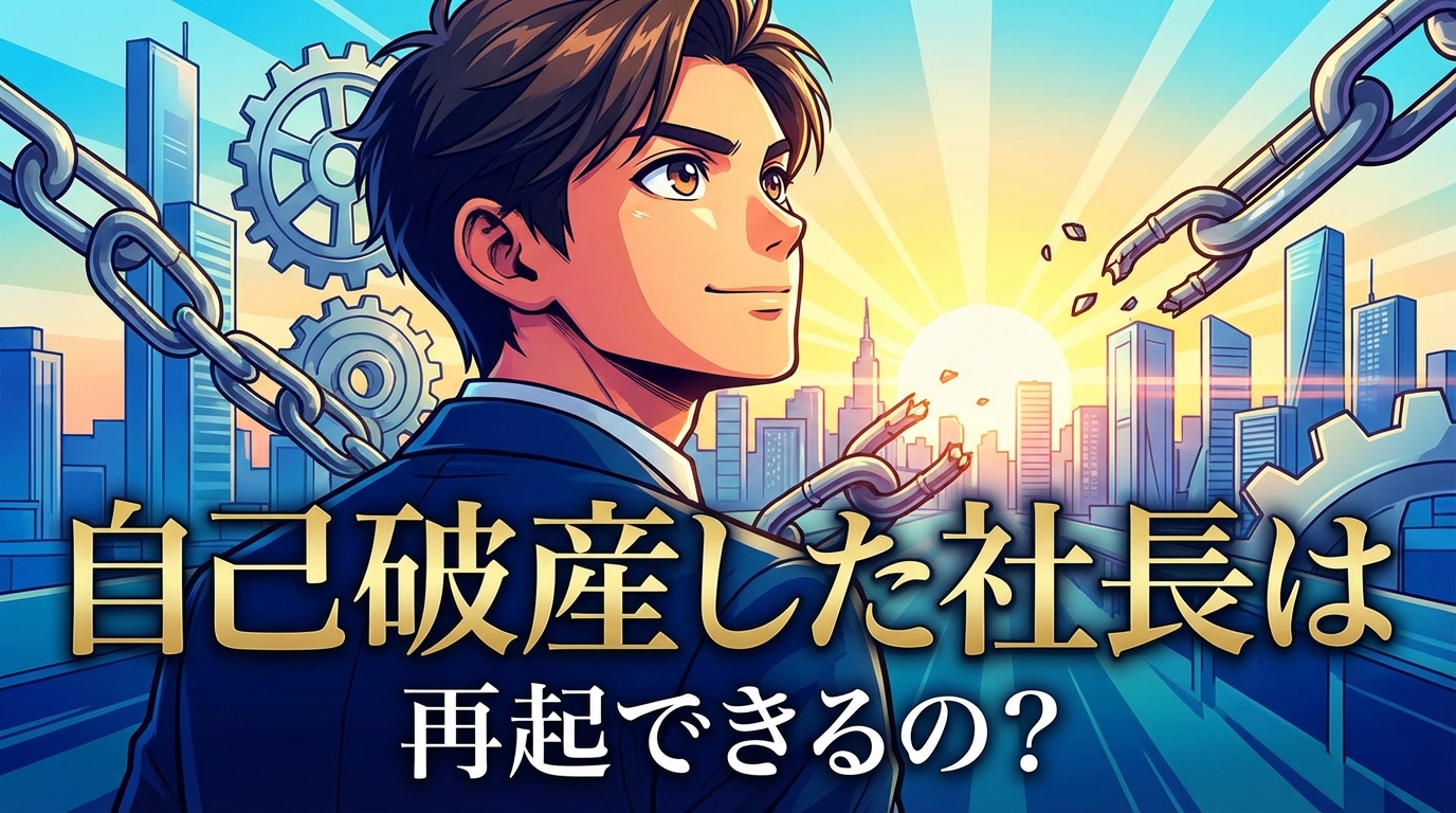 自己破産した社長は再起できるの？
