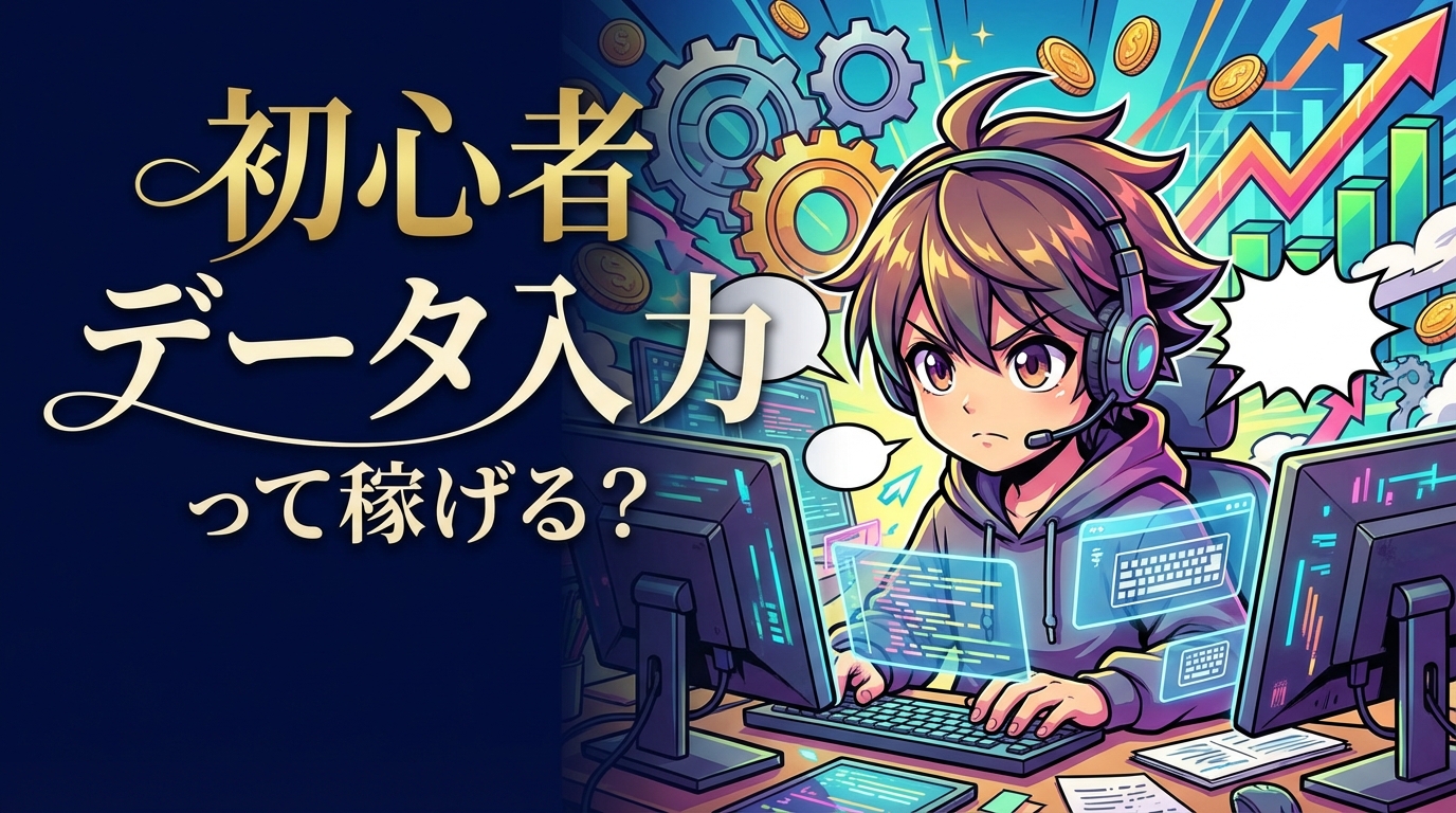 初心者 データ入力って稼げる？