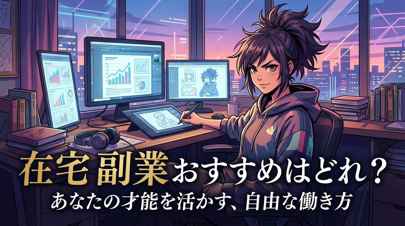 在宅 副業 おすすめはどれ？