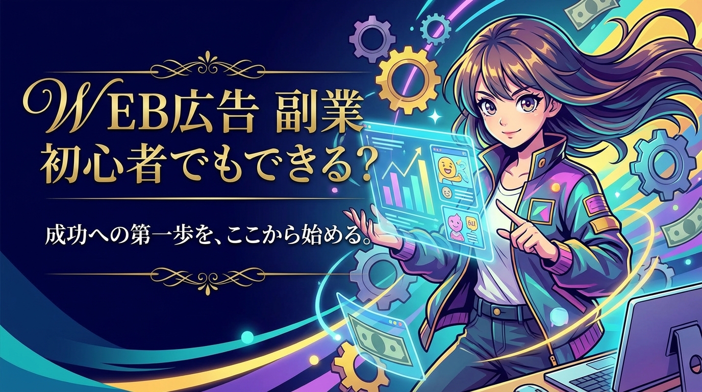 web広告 副業 初心者でもできる?