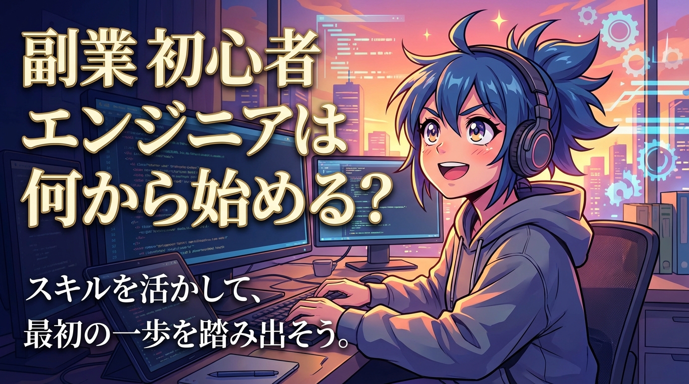 副業 初心者 エンジニアは何から始める?