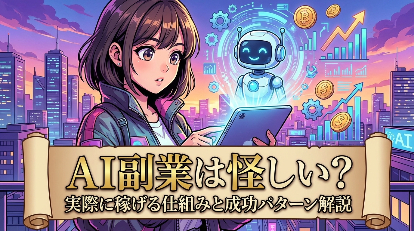AI副業は怪しい?実際に稼げる仕組みと成功パターン解説