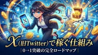 X（旧Twitter）で稼ぐ仕組み｜0→1突破の完全ロードマップ