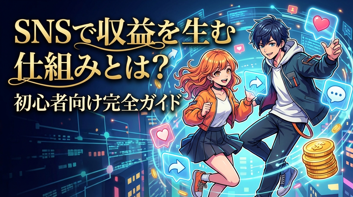 SNSで収益を生む仕組みとは?初心者向け完全ガイド