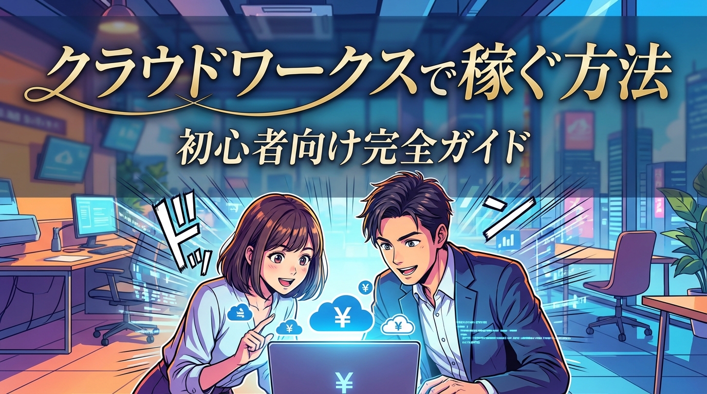 クラウドワークスで稼ぐ方法｜初心者向け完全ガイド