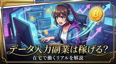 データ入力副業は稼げる？在宅で働くリアルを解説